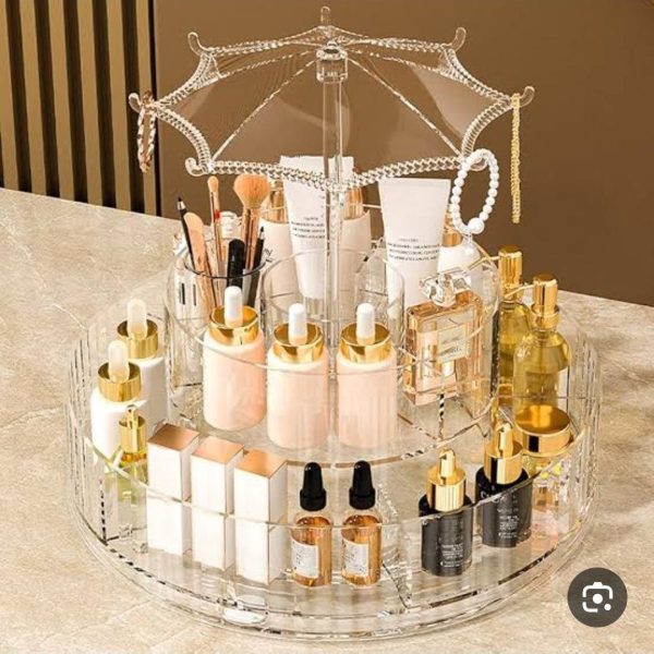 منظم ميكب دوار اكريليك شفاف