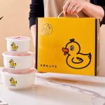 ⁦طقم علب ثلاجة بورسلين ديزني 3 قطع بغطاء محكم الغلق (عبوة 3 قطع)⁩ - الصورة ⁦8⁩