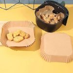 ⁦ورق قلاية هوائية مربع غير لاصق - 100 قطعة (عبوة 100 قطع)⁩ - الصورة ⁦2⁩