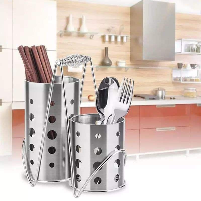 2a9da78a-1795-4f37-bd19-692a143aa851.jpg طقم صفاية ملاعق ستانلس ستيل 3 قطع بتصميم إيكيا الشهير (عبوة 3 قطع) - الصورة 1