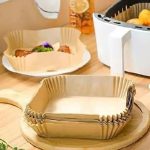 ⁦ورق قلاية هوائية مربع غير لاصق - 100 قطعة (عبوة 100 قطع)⁩ - الصورة ⁦3⁩